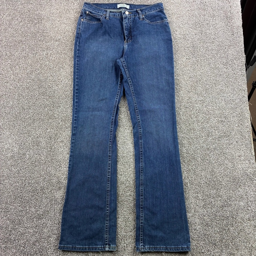 As Real As Wrangler Western Jeans Women's 8x32 Blue Dark Wash Boot Cut Stretch